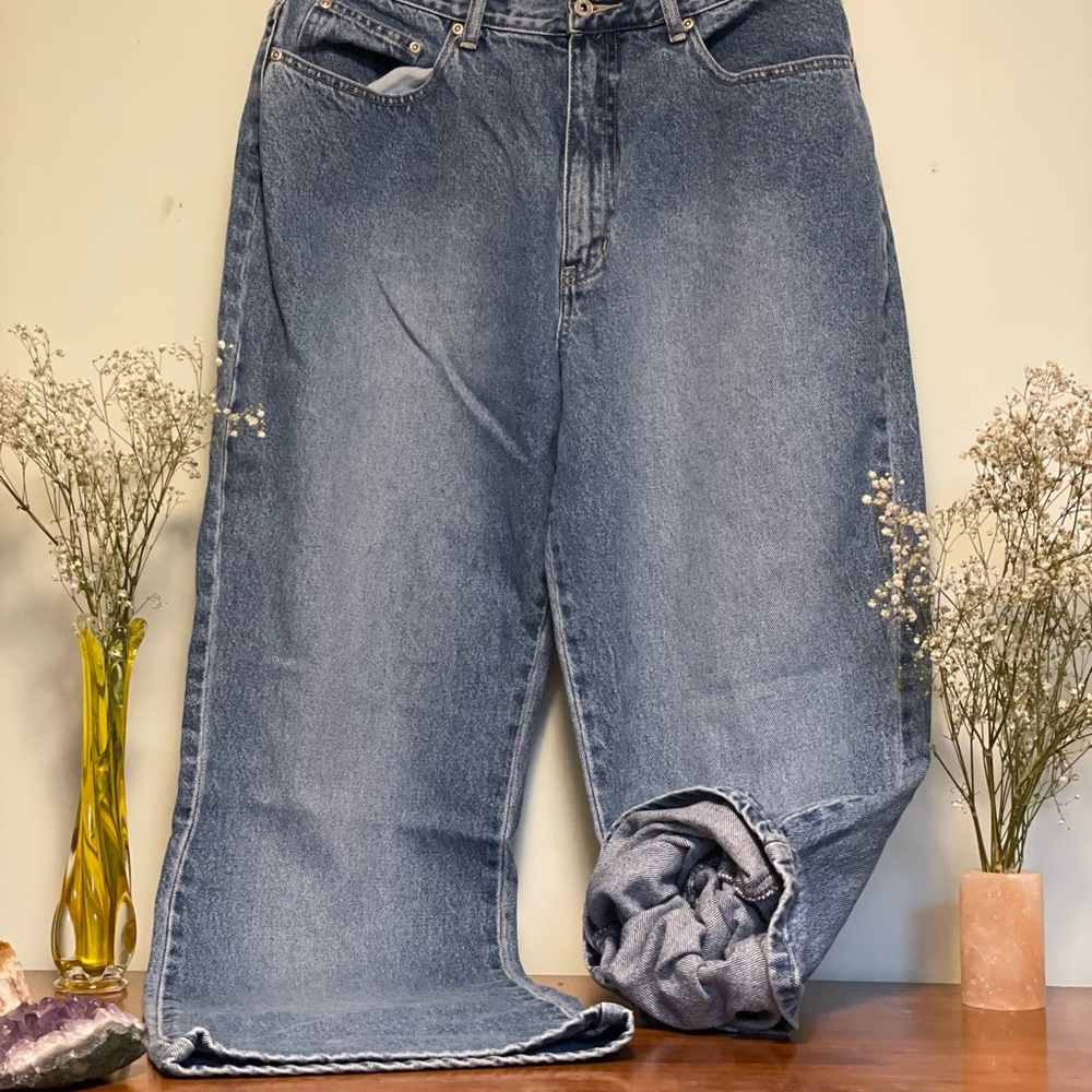 Vintage 100% cotton L.A Blues wide leg denim